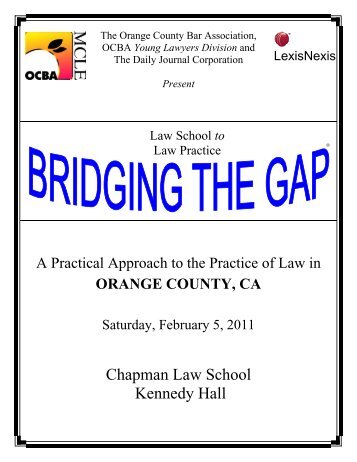 Chapman Law School Kennedy Hall - Orange County Bar Association