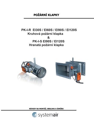 PK-I-R EI30S / EI60S / EI90S / EI120S KruhovÃ¡ poÅ¾Ã¡rnÃ­ ... - Systemair