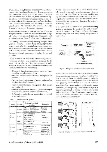 No. 4, 1998 - Tribology in Industry