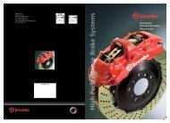 Brembo GT Tech - Competition Braking Products