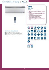 to download the products datasheet - P&M Coppack Air Conditioning