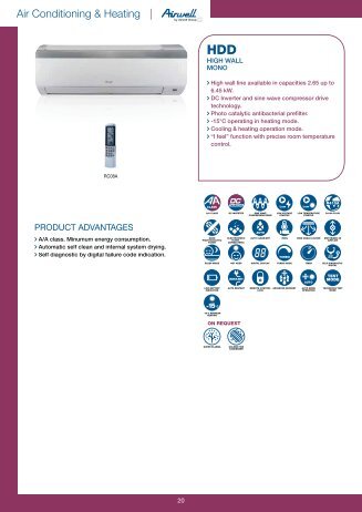 to download the products datasheet - P&M Coppack Air Conditioning