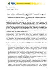 FRA_EU_LGBT survey_press_release_DE - Transgender Network ...