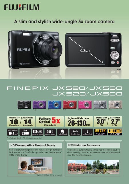 FUJIFILM FINEPIX JX - Fujifilm USA