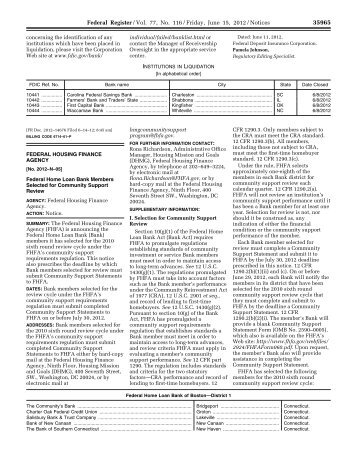 Federal Register/Vol. 77, No. 116/Friday, June 15, 2012/Notices