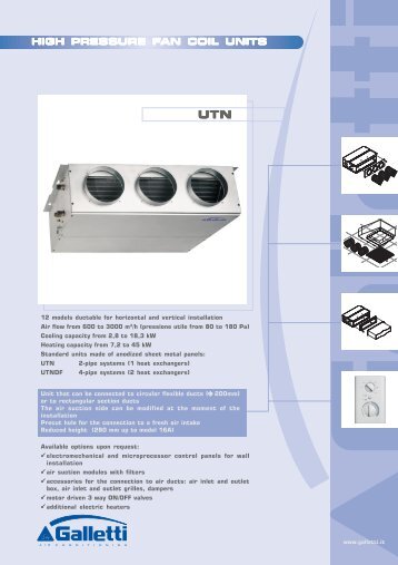 Documentazione commerciale UTN ING