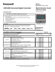 UDC3200 Universal Digital Controller Model ... - Thermo-Kinetics