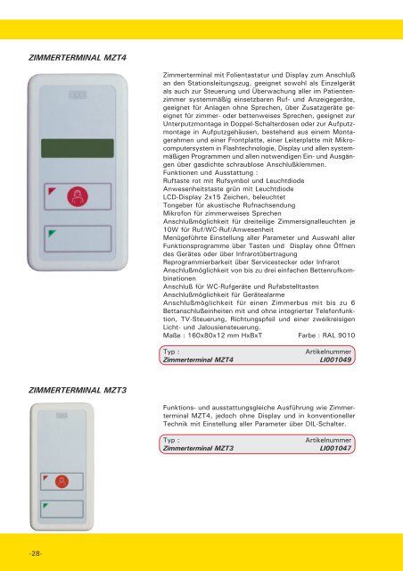 Systeme für Krankenhäuser ... - EFE Elektronik- Forschungs