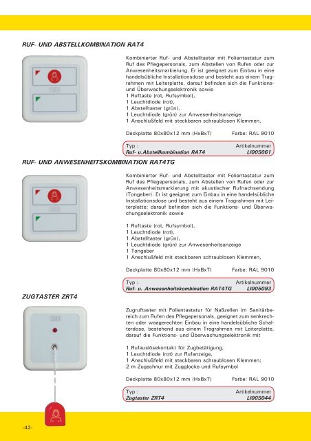 Systeme für Krankenhäuser ... - EFE Elektronik- Forschungs