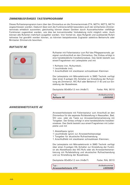 Systeme für Krankenhäuser ... - EFE Elektronik- Forschungs