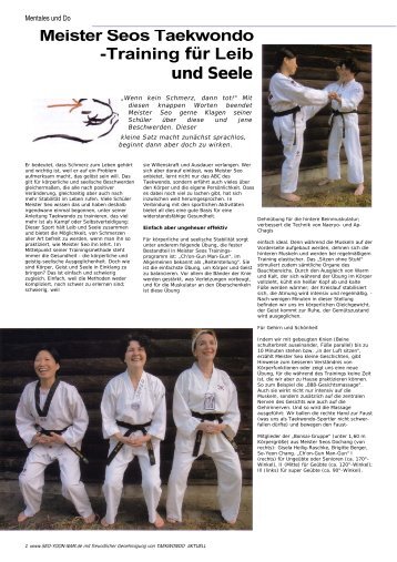 Meister Seos Taekwondo - Seo-Yoon-Nam.de
