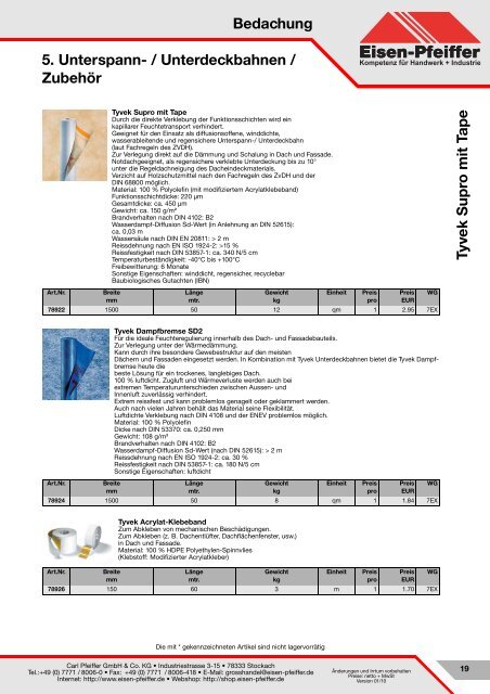 Bedachung - Carl Pfeiffer GmbH & Co KG