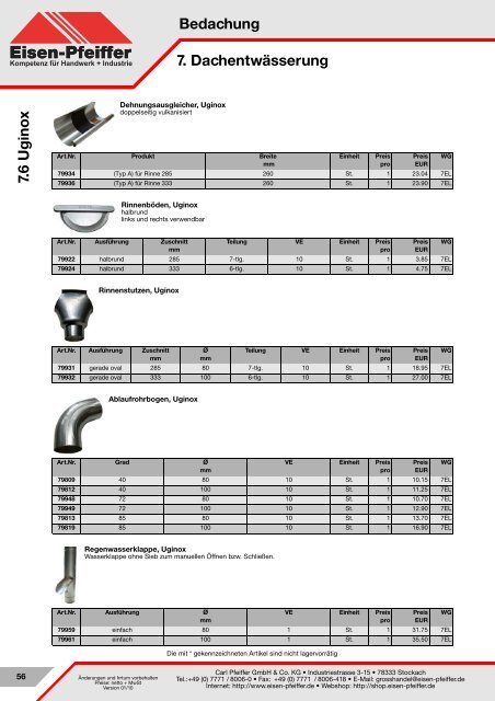 Bedachung - Carl Pfeiffer GmbH & Co KG