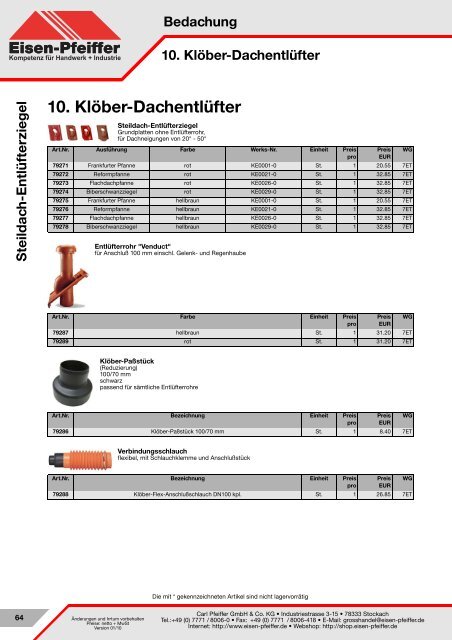 Bedachung - Carl Pfeiffer GmbH & Co KG