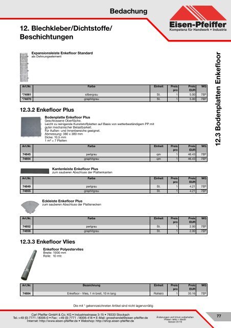 Bedachung - Carl Pfeiffer GmbH & Co KG