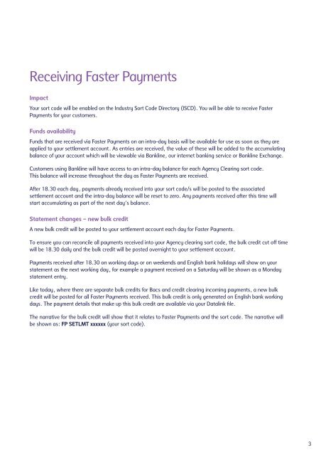 Faster Payments enablement guide - NatWest