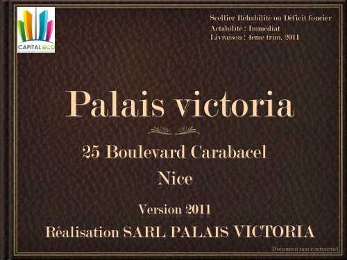25 Boulevard Carabacel Nice - EGI Patrimoine