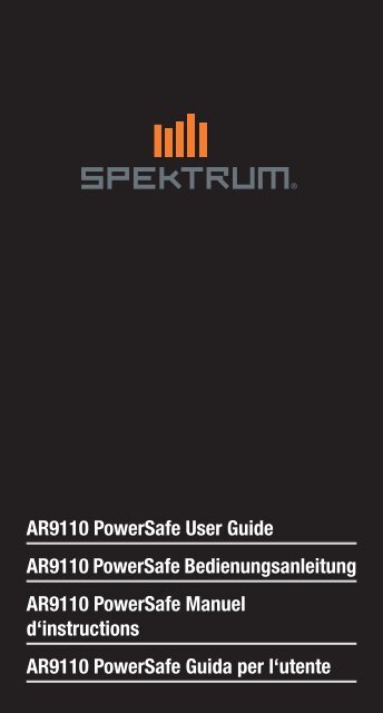 AR9110 PowerSafe User Guide AR9110 PowerSafe ...