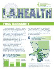 Food Insecurity - First 5 LA