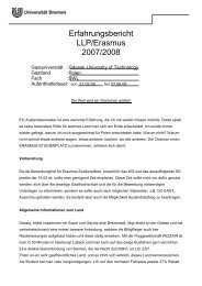 Erfahrungsbericht Danzig_Sever - UniversitÃƒÂ¤t Bremen