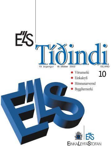 ELS-tíðindi - október 2002 - Einkaleyfastofan