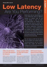 Low-Latency: Are You Performing - Interactive Data