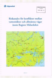 Riskanalys fÃ¶r konflikter mellan vattentÃ¤kter och ... - LÃ¤nsstyrelserna