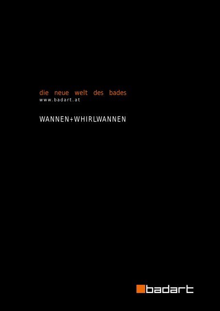 WANNEN+WHIRLWANNEN - BAD ART Duschen und Bäder