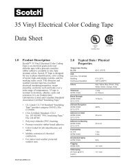 35 Vinyl Electrical Color Coding Tape Data Sheet - 3M Danmark