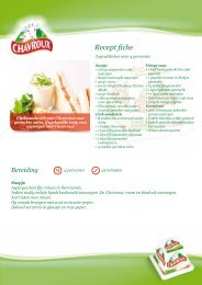 Recept fiche - Prezly