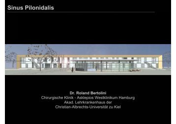R. Bertolini: Sinus Pilonidalis - Wundzentrum Hamburg