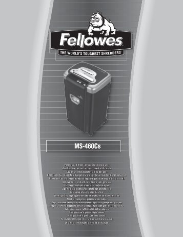 MS-460Cs - Fellowes