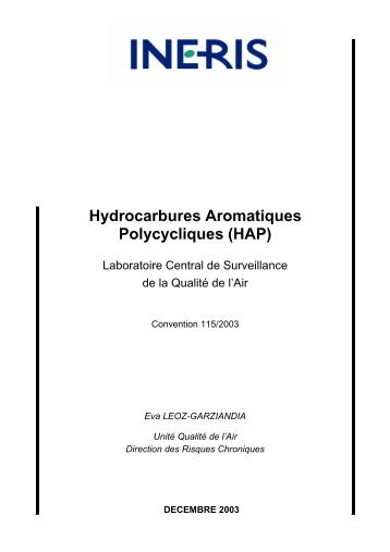 Hydrocarbures Aromatiques Polycycliques (HAP) - LCSQA