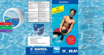 Prospekt Bayrol Multiblock - FKB Schwimmbadtechnik