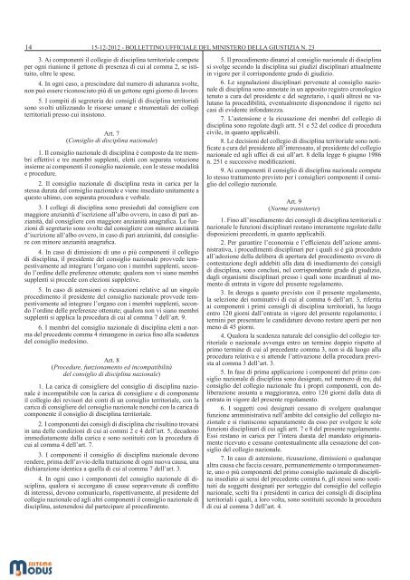 Bollettino Ufficiale del Ministero della Giustizia n.23 - biblioteca ...