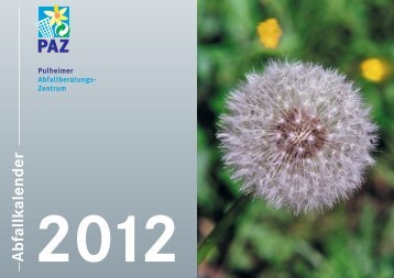 Abfallkalender 2012
