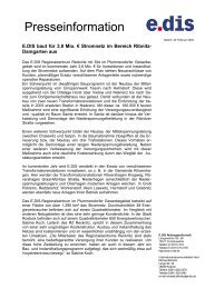 Presseinformation - E.ON Edis