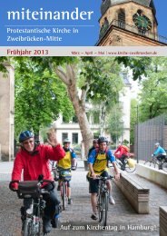 Download PDF - Protestantische Kirche in ZweibrÃ¼cken-Mitte