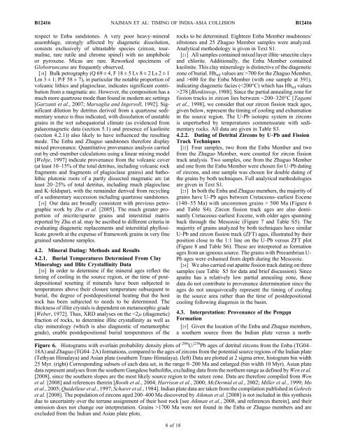 Timing of IndiaâAsia collision: Geological, biostratigraphic, and ...