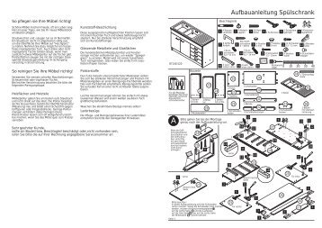 Aufbauanleitung Spülschrank - Neckermann