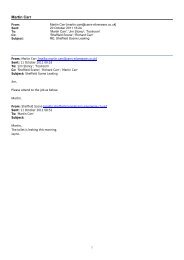 Microsoft Office Outlook - Memo Style - Carrs of Sheffield Health and ...