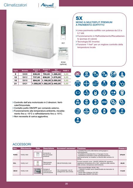 Climatizzatori | - Airwell