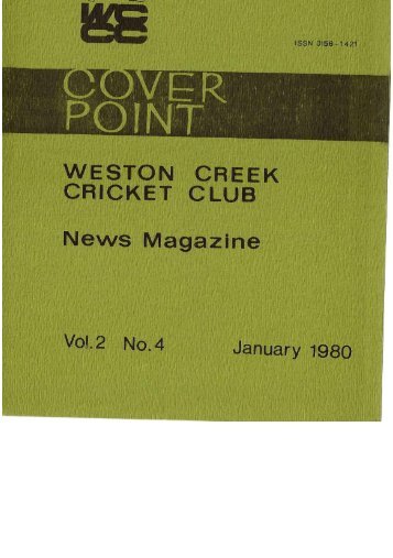 02-04-Dec-Jan1979 - Weston Creek Cricket Club
