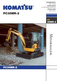 minibagger technische daten pc35mr-2 - komatsu europe