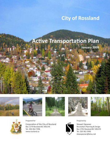 Rossland's Active Transportation Plan - Physical Activity Strategy