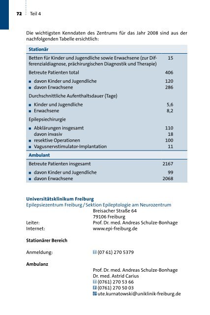 Broschüre - Schweizerische Liga gegen Epilepsie