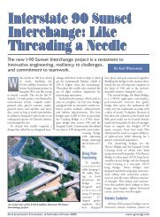 Interstate 90 Sunset Interchange - Government Engineering Journal