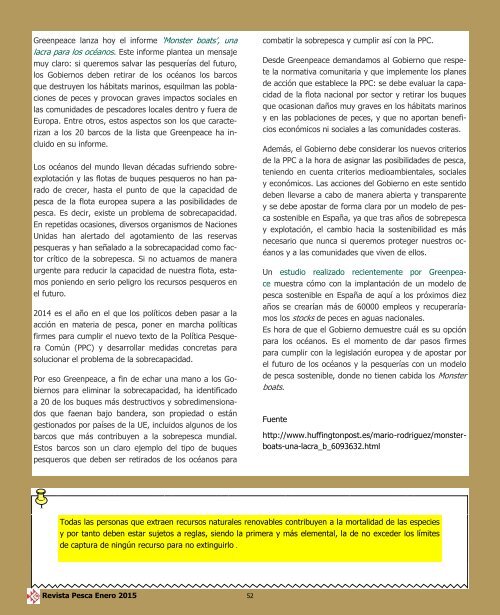 REVISTA PESCA ENERO 2015