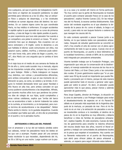 REVISTA PESCA ENERO 2015