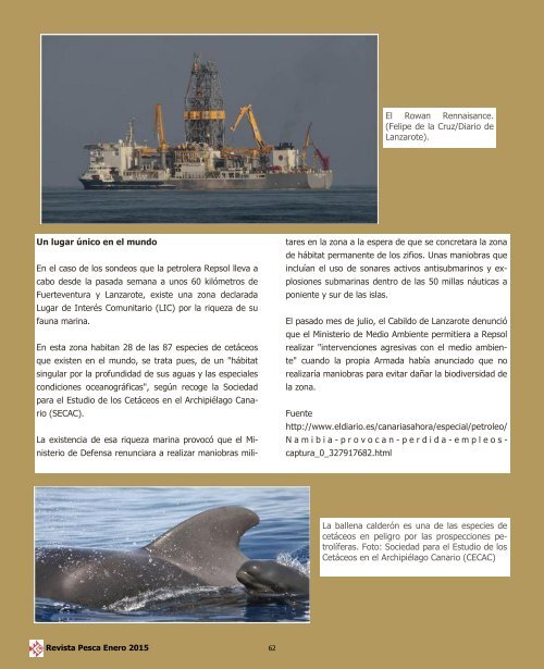 REVISTA PESCA ENERO 2015